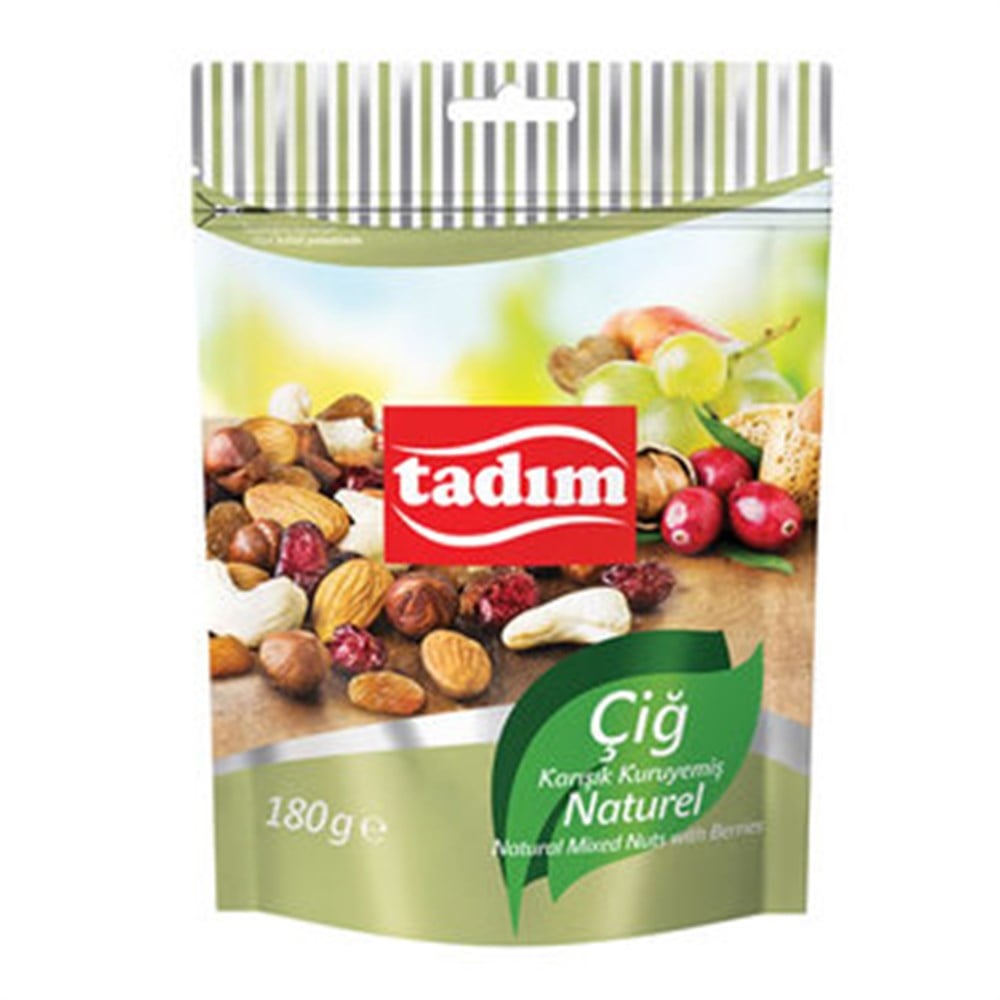 TADIM ÇİĞ KARIŞIK NATUREL 180GR