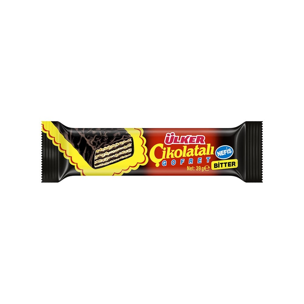 ÜLKER ÇİKOLATALI BİTTER GOFR.39GR