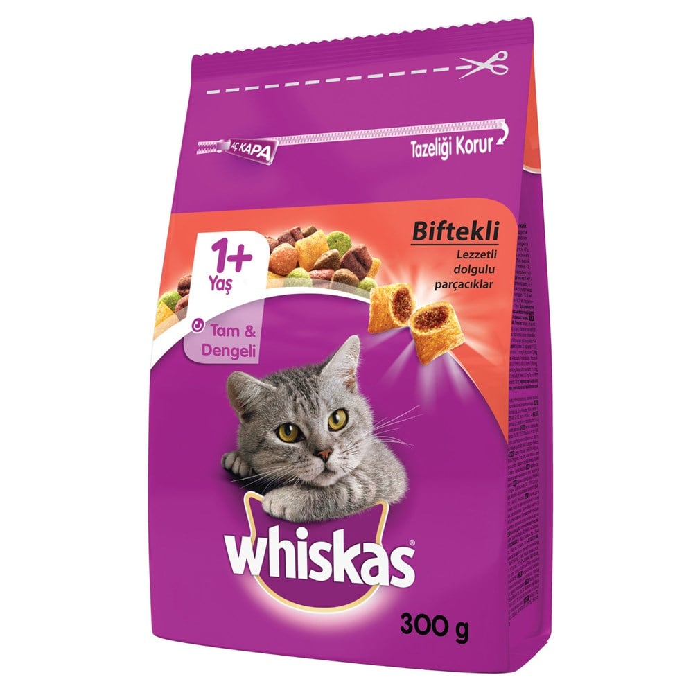 WHISKAS BİFTEK-HAVUÇ 300G