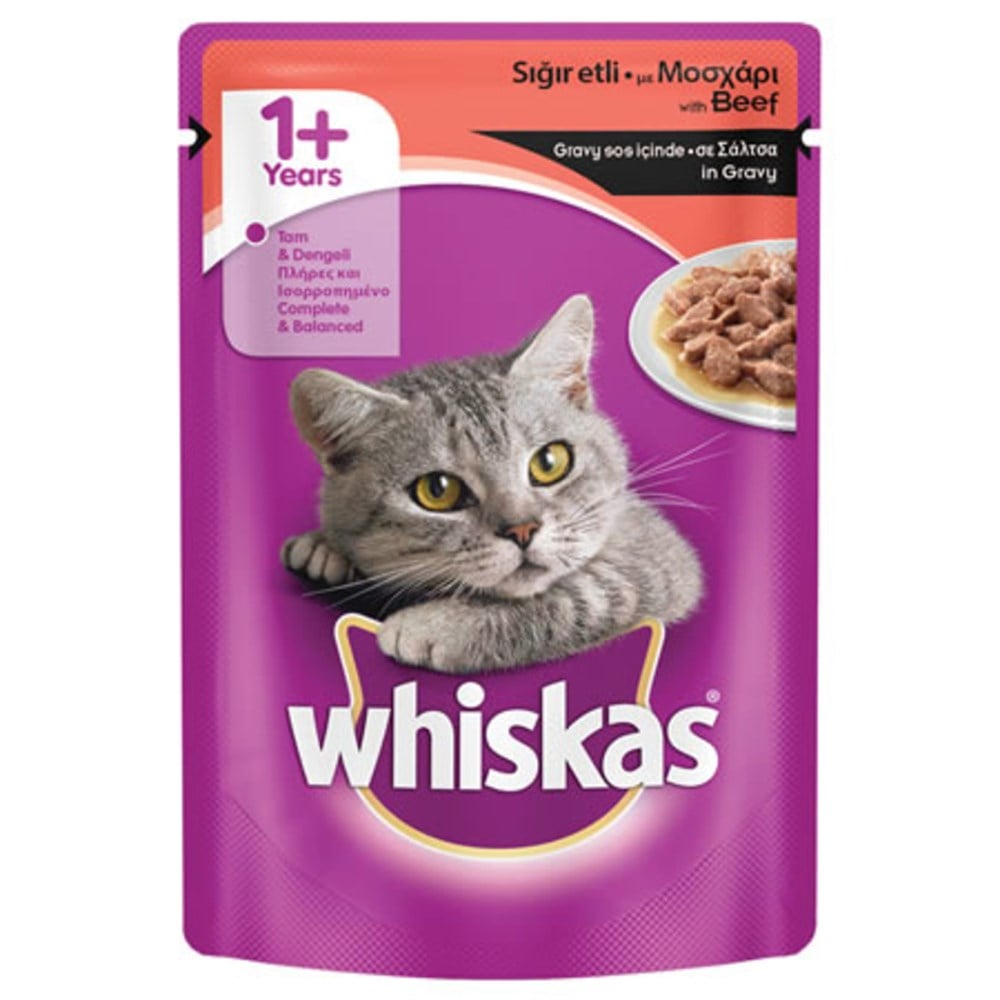 WHISKAS BİFTEKLİ 100GR