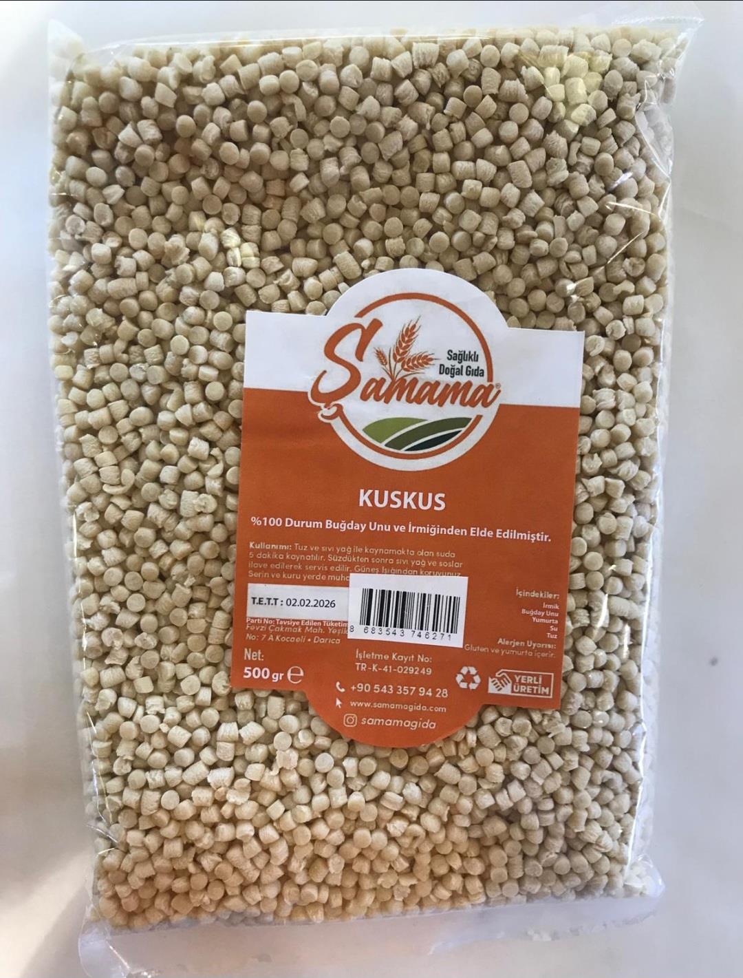 ŞAMANA KUSKUS 500GR