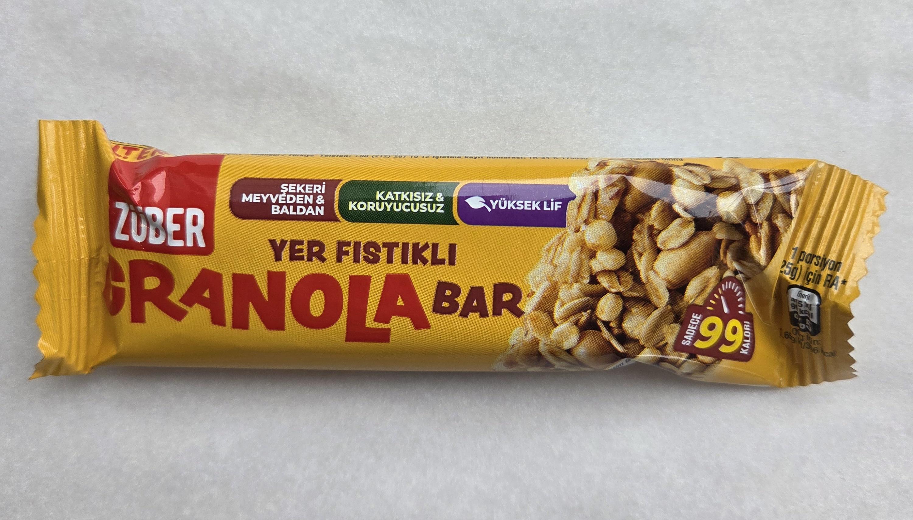 ZÜBER BAR GRAN.YER.FIST. 25GR