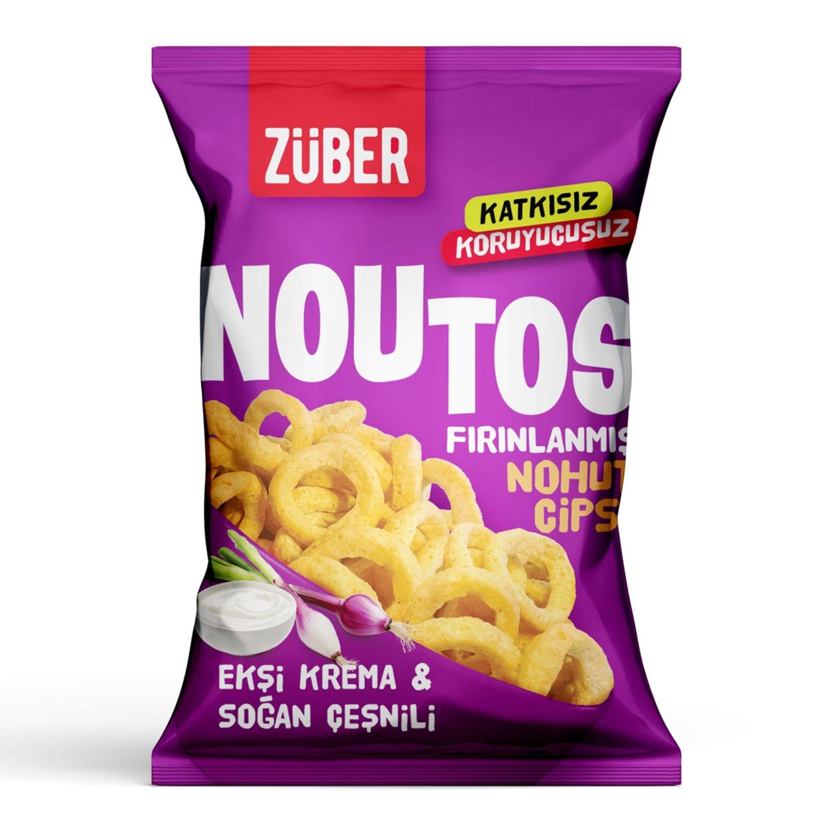 ZÜBER NOHUT CİPSİ EKŞİ KREMA SOĞAN 55GR