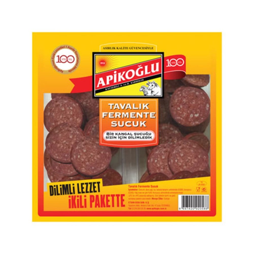 APİKOĞLU DİLİM.TAVA.SUCUK 200GR