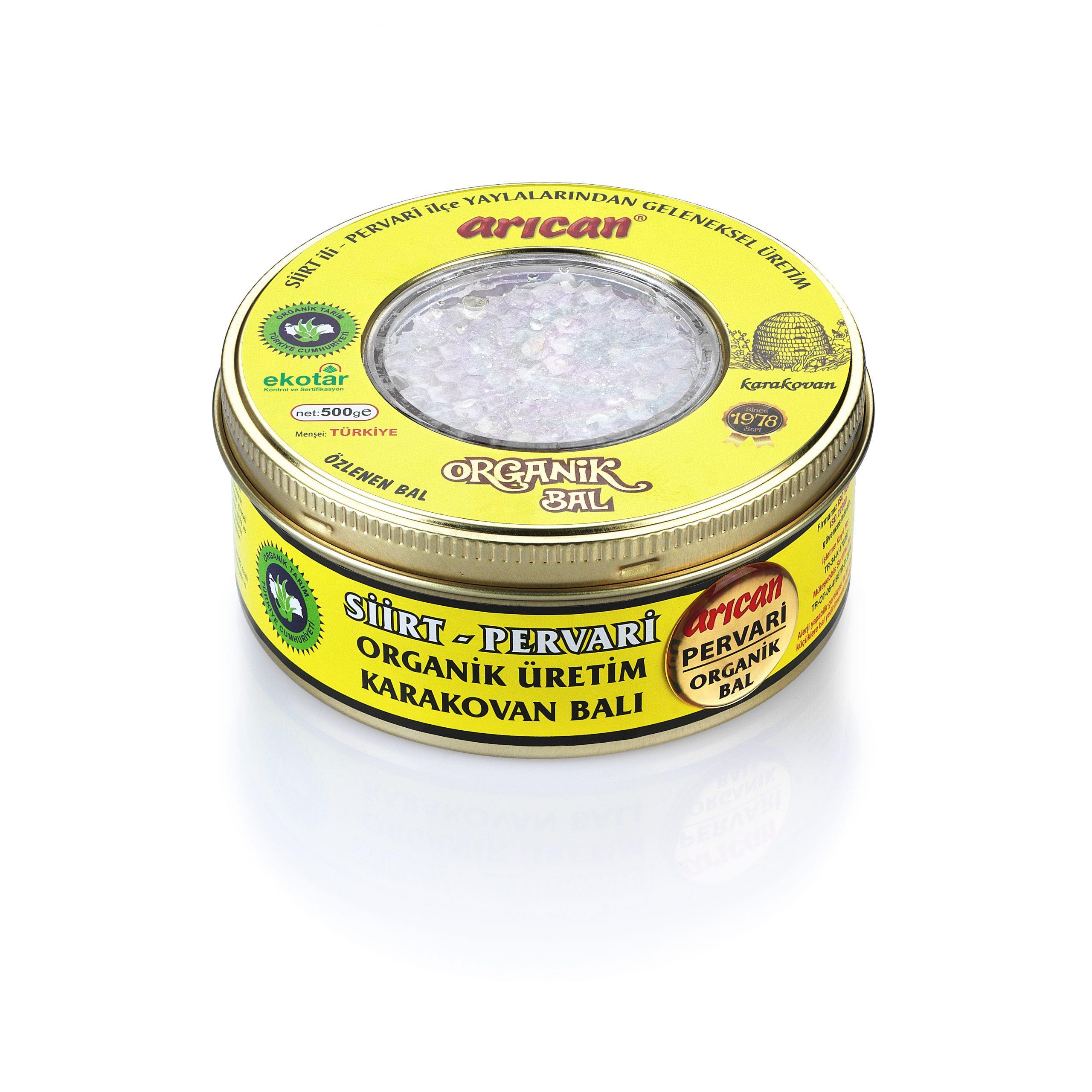 ARICAN ORG.PERVARİ PETEK 500GR BAL