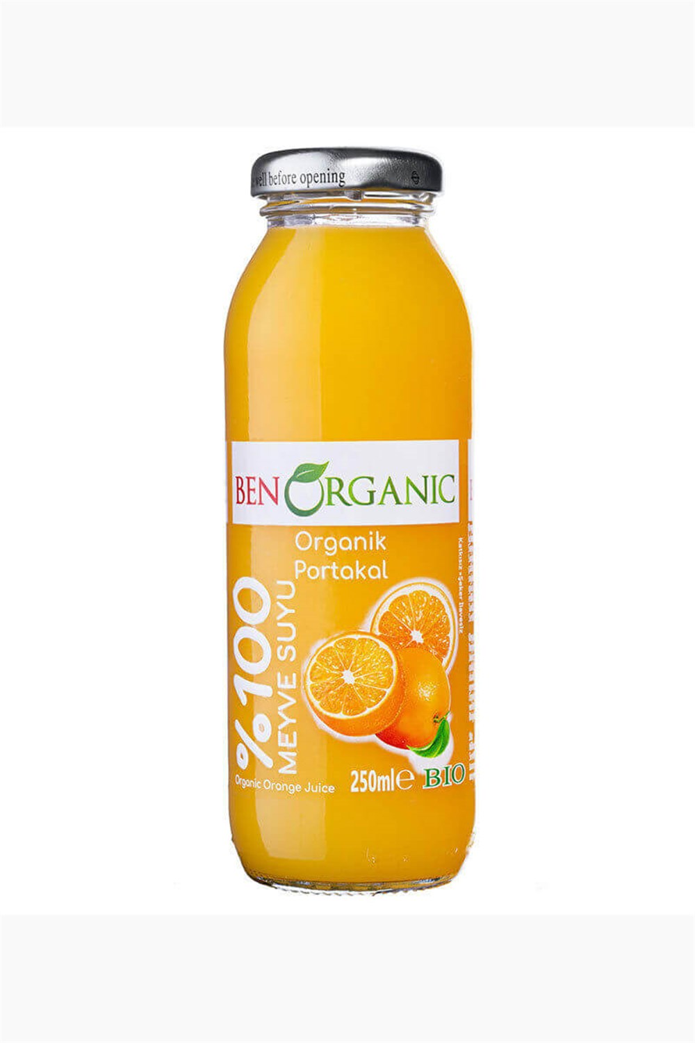 BEN ORGANİK PORT SUYU CAM 250ML
