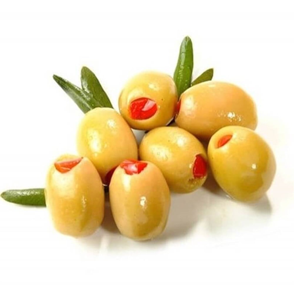 BİBERLİ YEŞİL ZEYTİN 350 GR NET