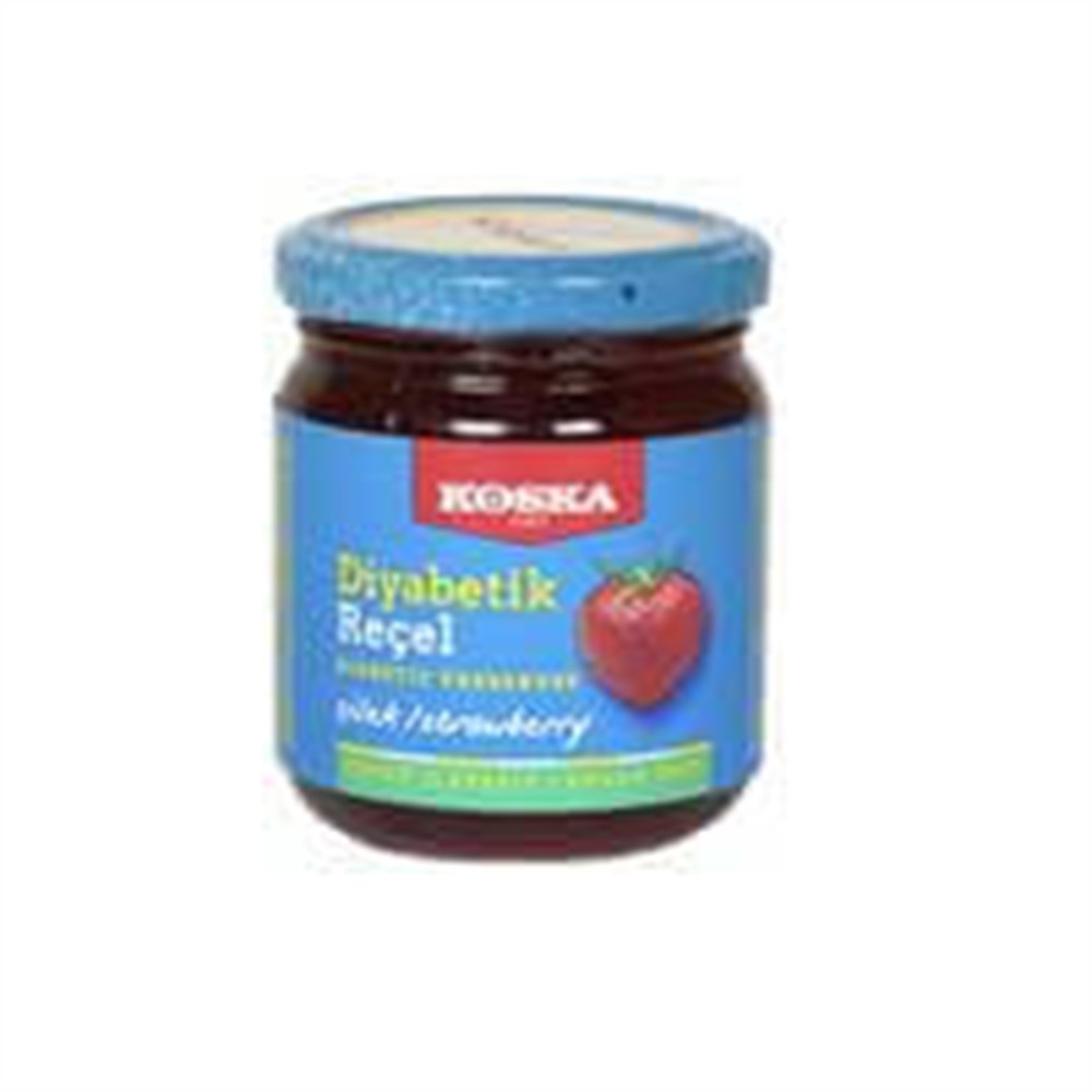 KOSKA DİAB.REÇEL ÇİLEK 240GR