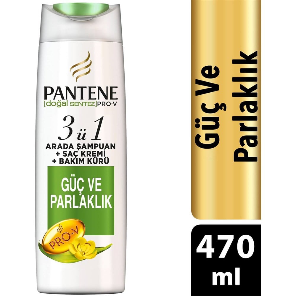 PANTENE ŞAMP.GÜÇ PARLAK 3 Ü 1 ARADA 470ML
