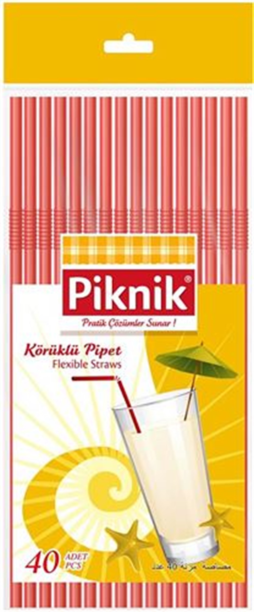 PİKNİK KÖRÜKLÜ PİPET 40 LI