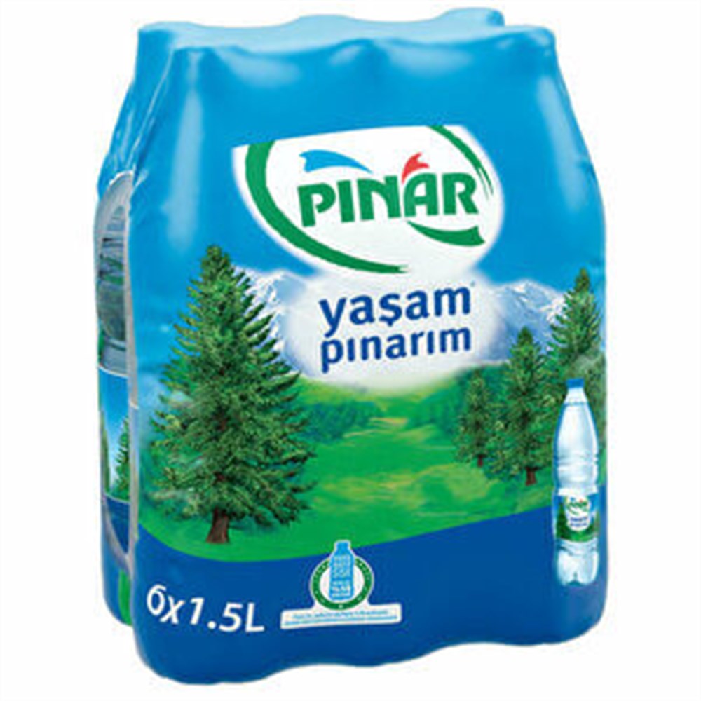 Asya Pazarı Sanal Market PINAR SU 6 X 1,5 LT., image size:1000x1000