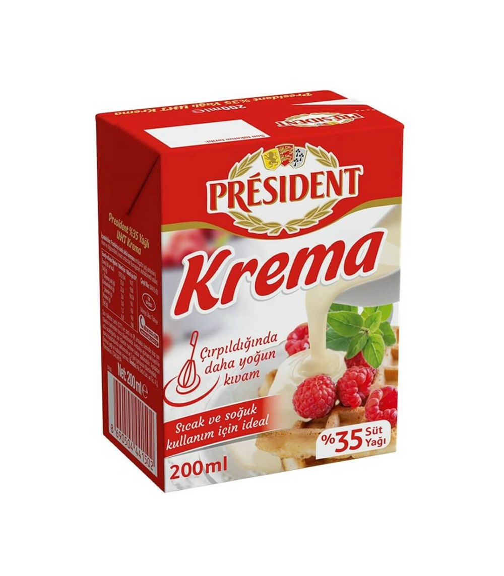 PRESİDENT KREMA 200ML 