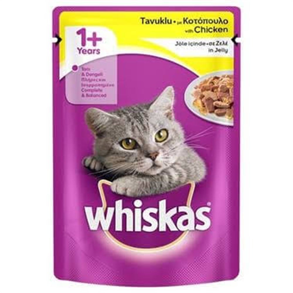 WHISKAS TAVUKLU 100GR