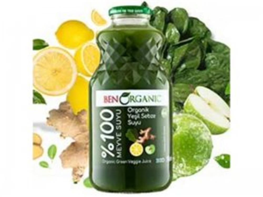 BEN ORG.ZENCE.YEŞİL SEB.SUYU CAM 946ML