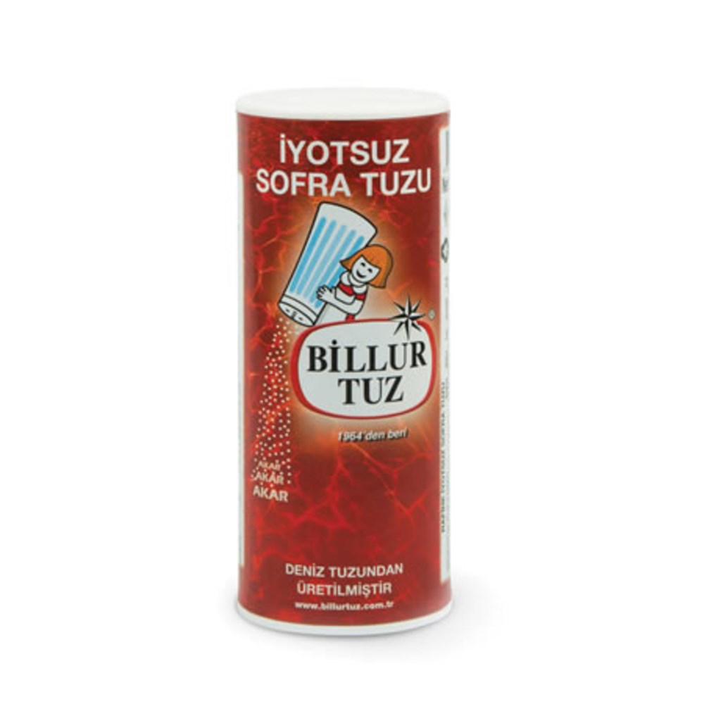 BİLLUR İYOTSUZ TUZLUKLU 250GR