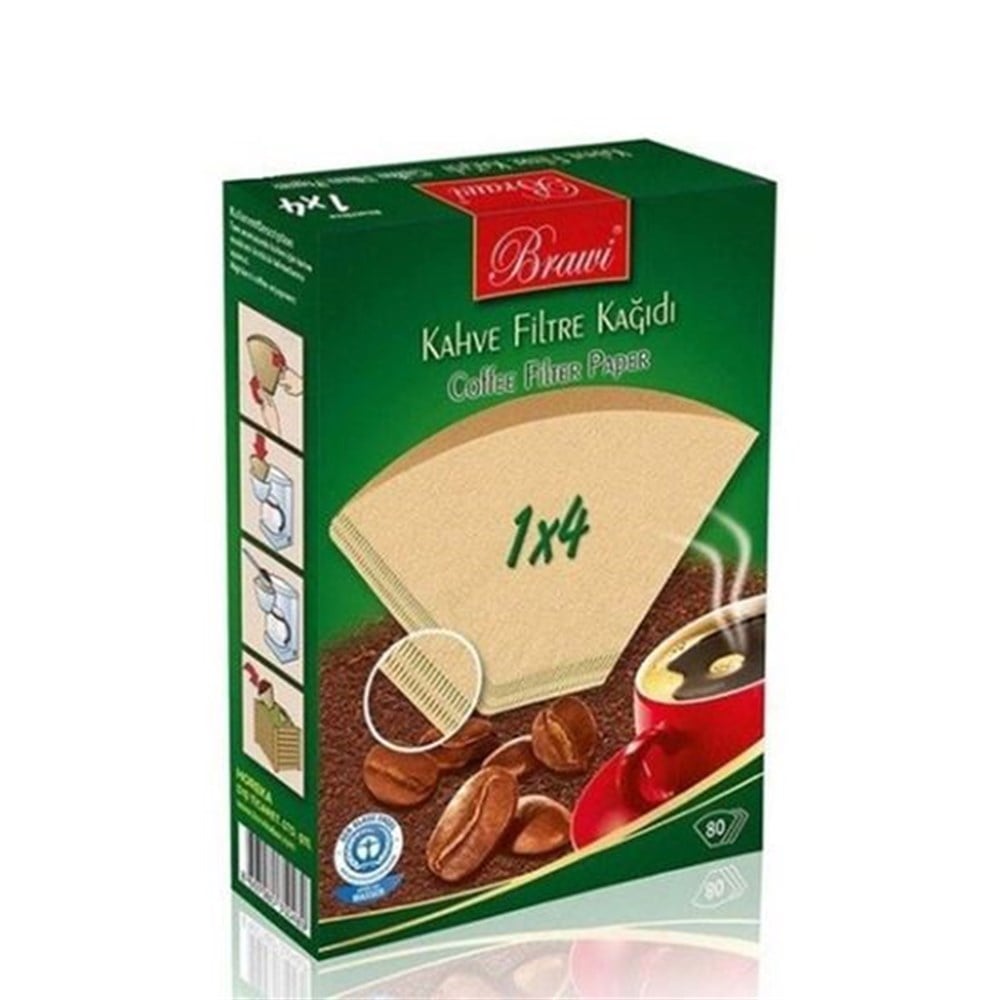 BRAWİ KAHVE FİLT.4 LÜ