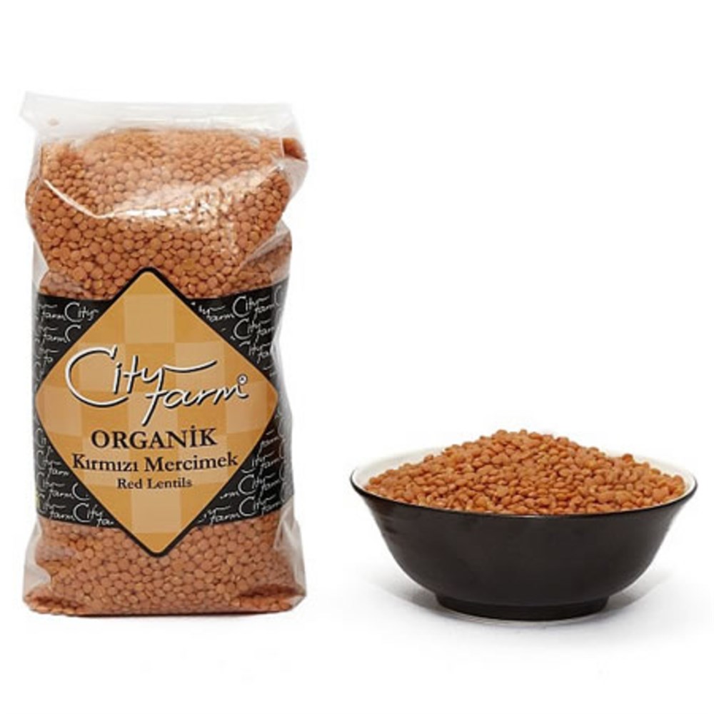 CİTY FARM ORG.KIRMIZI MERCİMEK 1KG