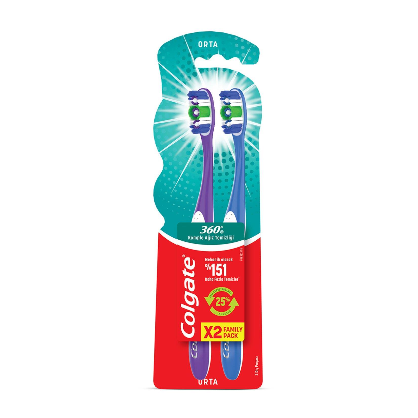 COLGATE 360 ORTA FIRÇA 1+1