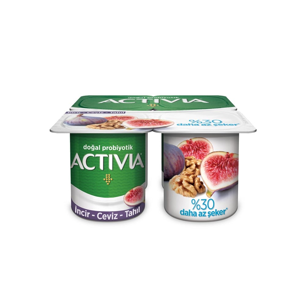 DANONE ACTIVIA İNCİR-CEVİZ 4 X 110 GR