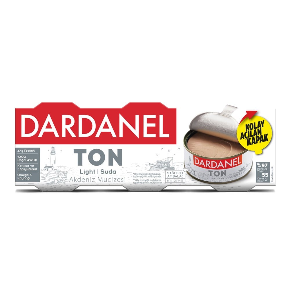 DARDANEL LIGHT TON 3 X 80 GR