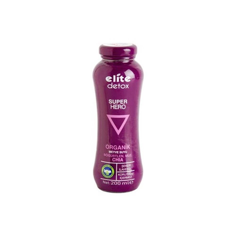 ELİTE ORG.DETOX SUPER HERO CAM 200ML