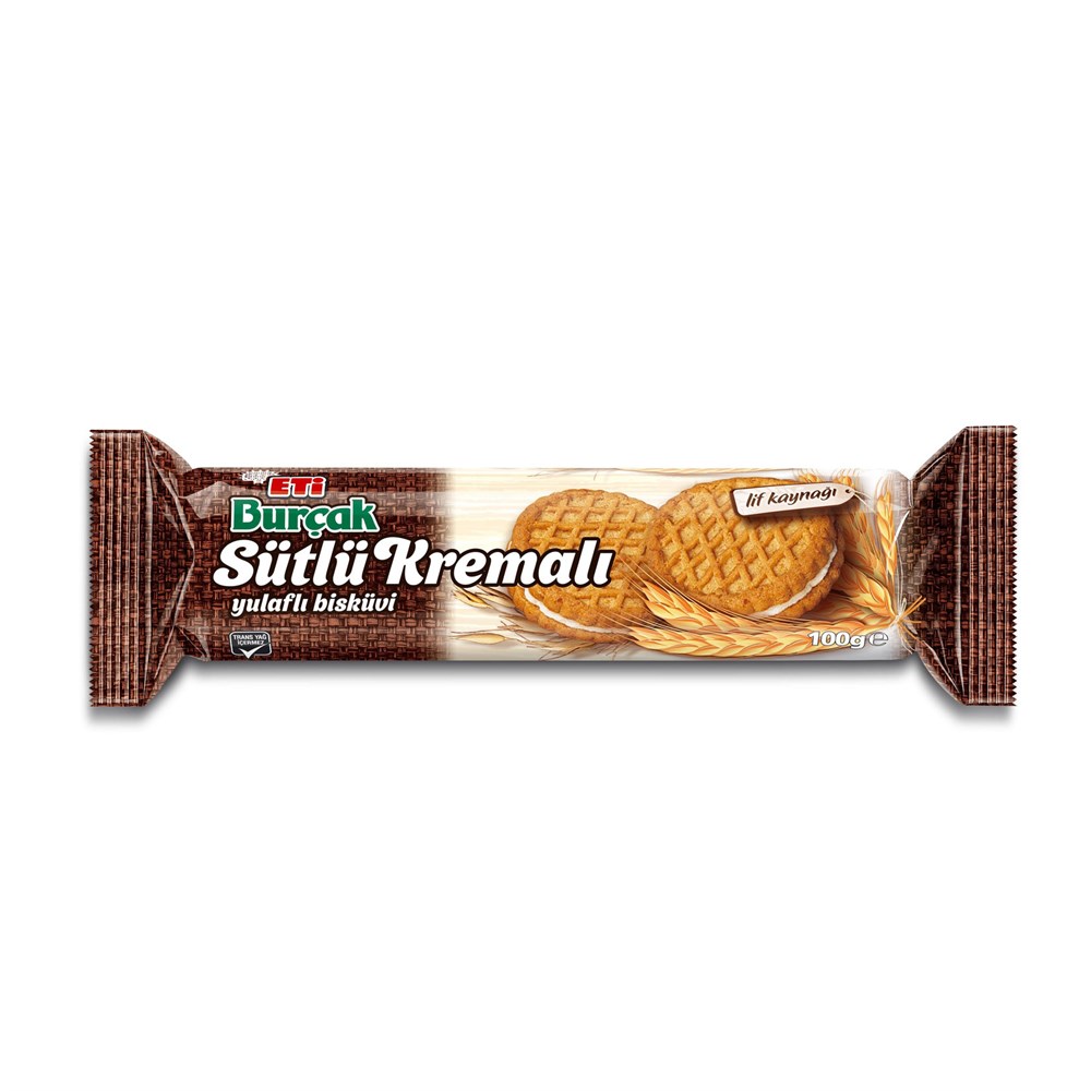 ETİ BURÇAK SÜTLÜ KREMA.YUL.BİSK.100GR