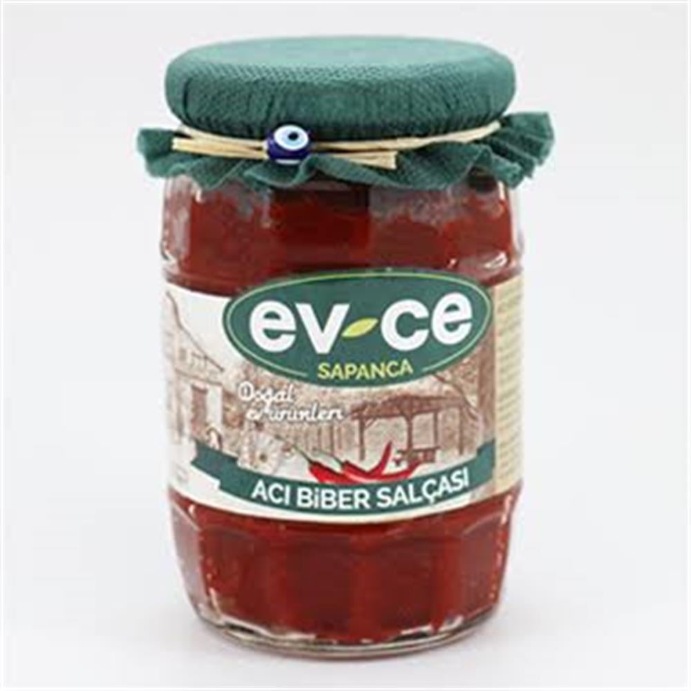 EV-CE ACI BİBER SALÇASI 370GR