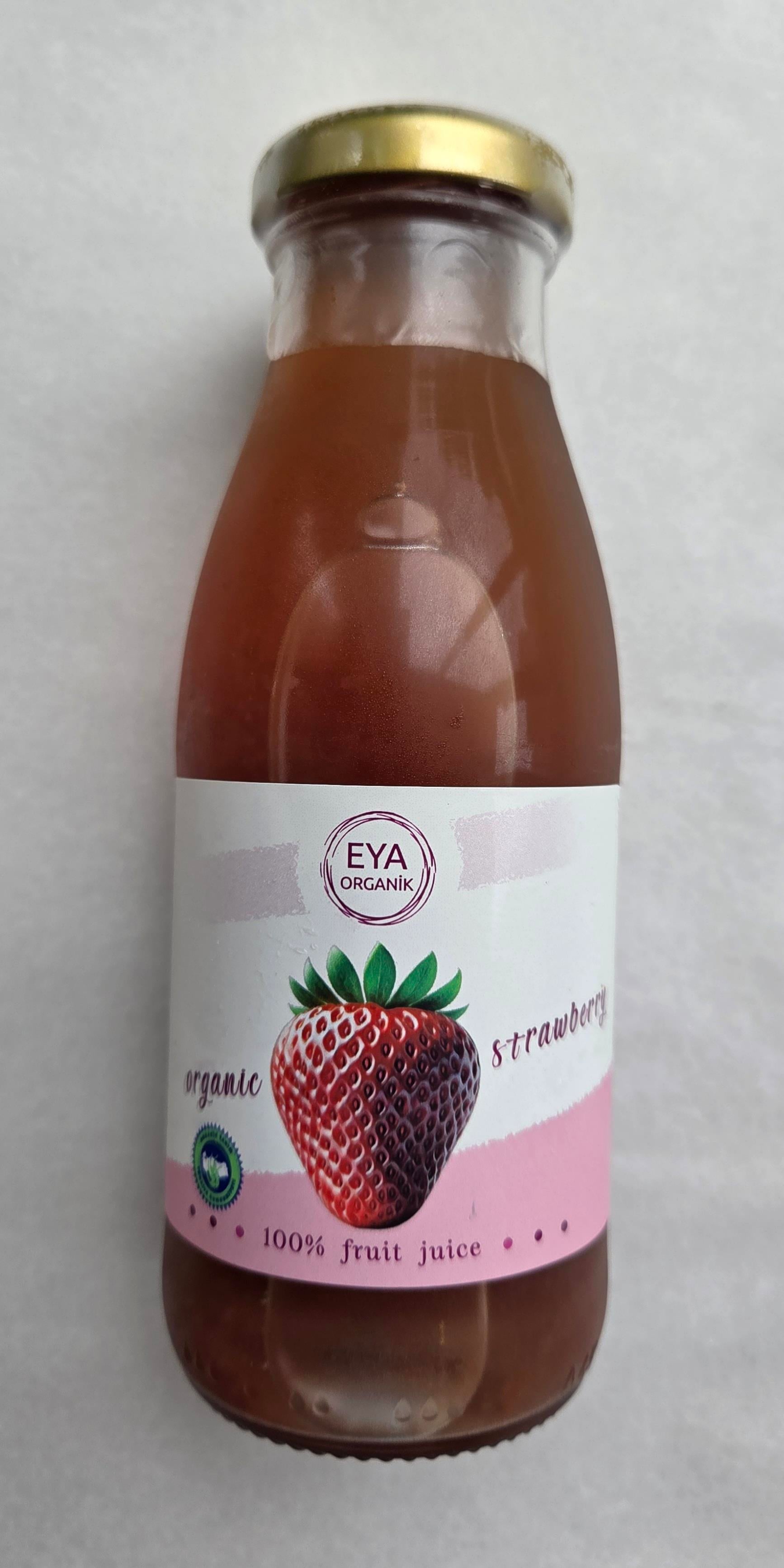 EYA ORG.ÇİLEK SUYU 250ML