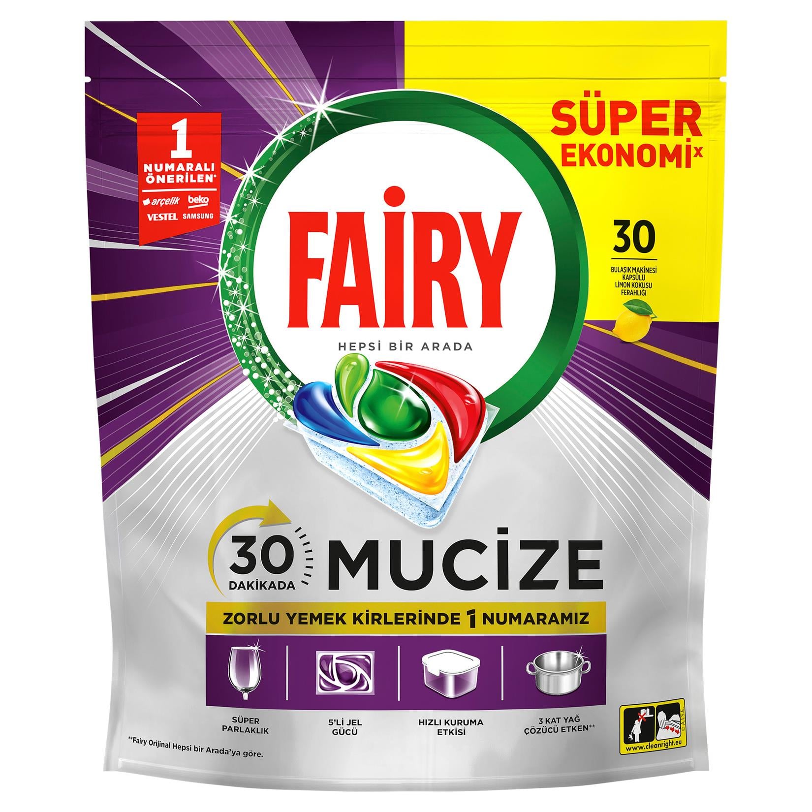 FAİRY H1A 30DK MUCİZE 30LU