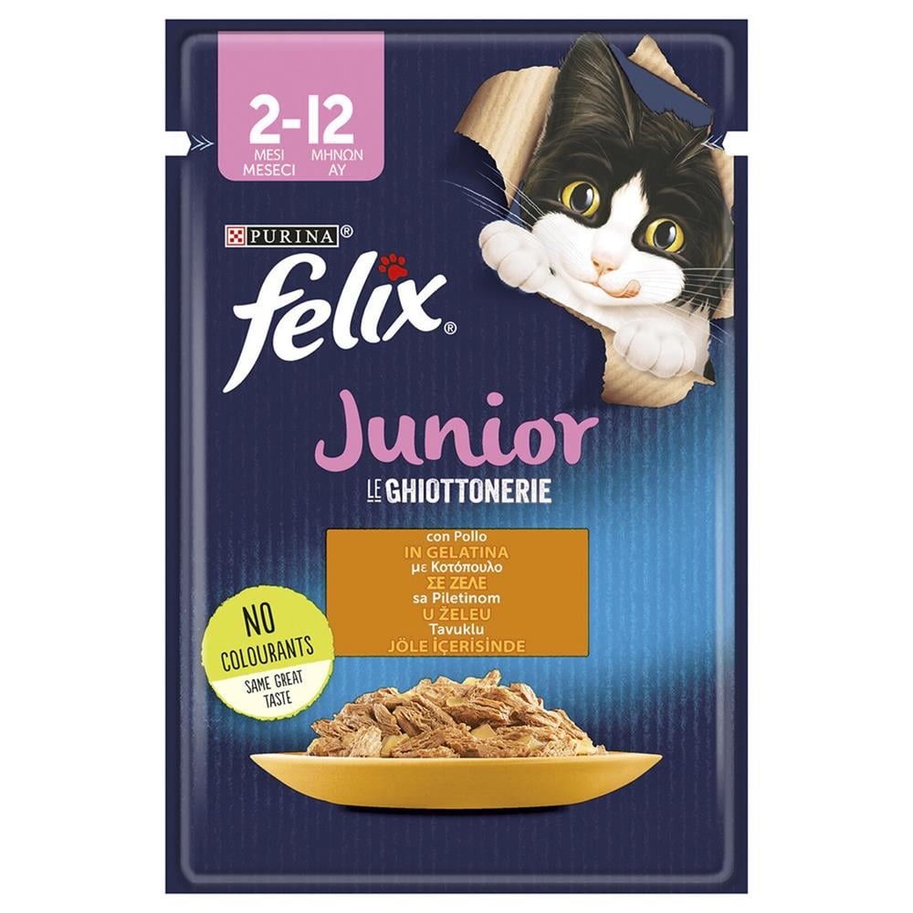 FELİX MAMA YAVRU TAVUK ETLİ 85GR