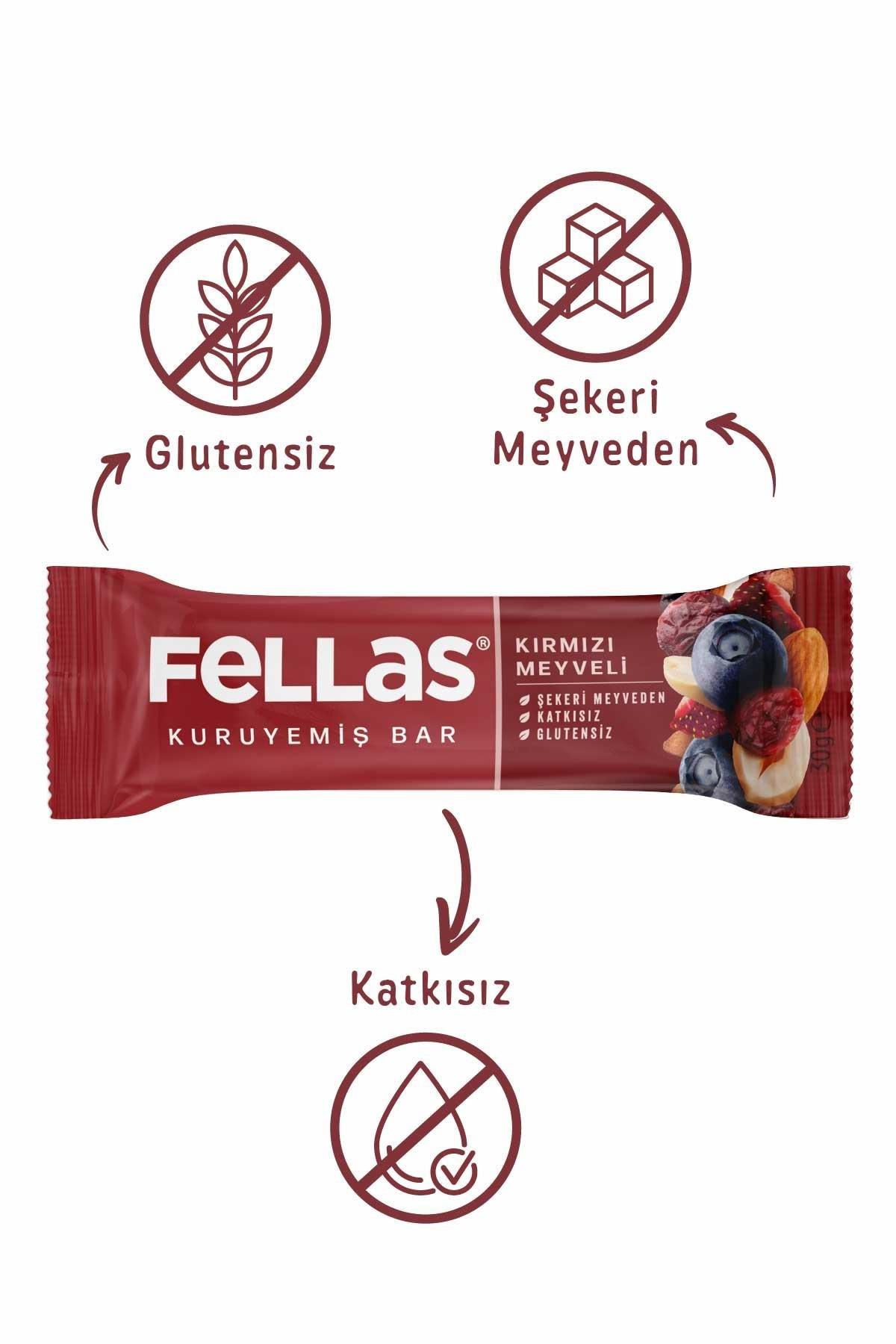FELLAS KIRM.MEYV.KURUYEMİŞLİ BAR 30GR