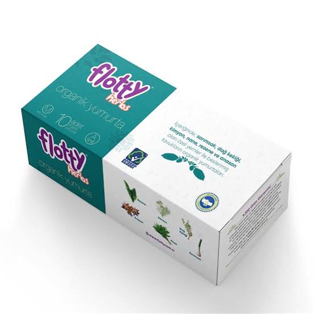 FLOTTY ORG.HERBS YUMURTA 10 LU