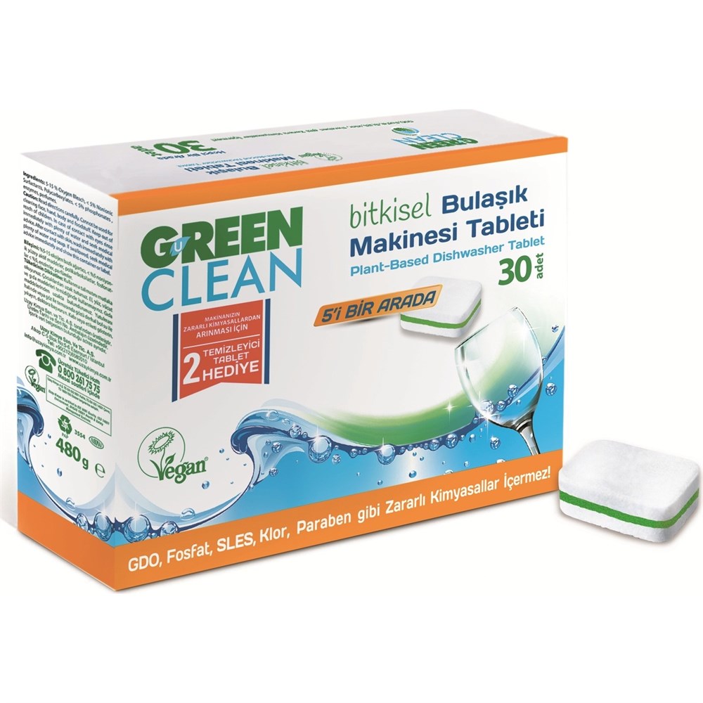 GREEN CLEAN BULŞ.MAKN.TABLET 30 LU