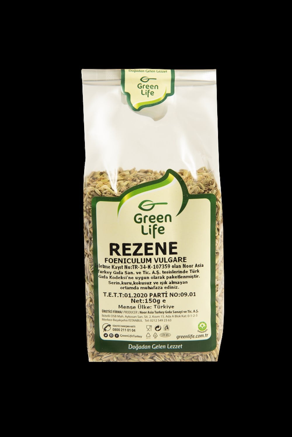 GREEN LİFE REZENE 150GR