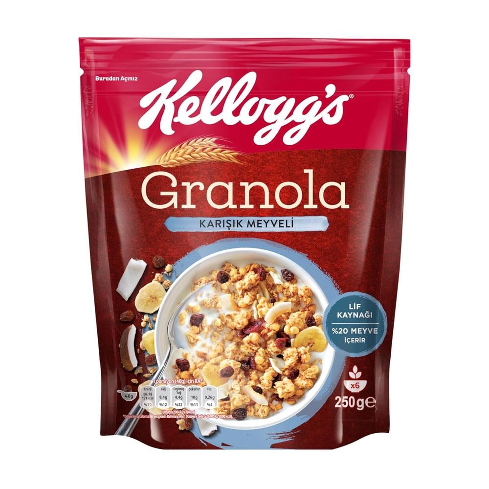 KELLOGS GRANOLA KARIŞIK MEYV.250GR