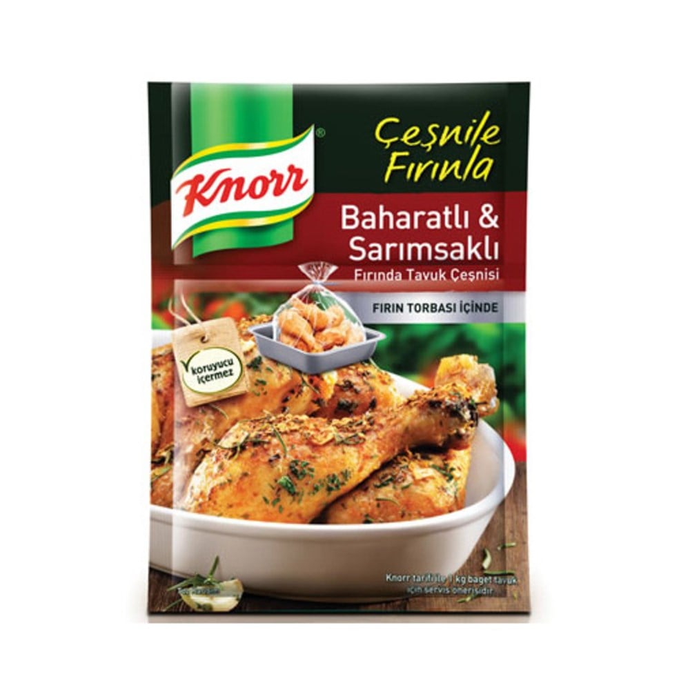 KNORR FIRIN.TAVUK ÇEŞ.BAHR.SARIMSAK 37GR
