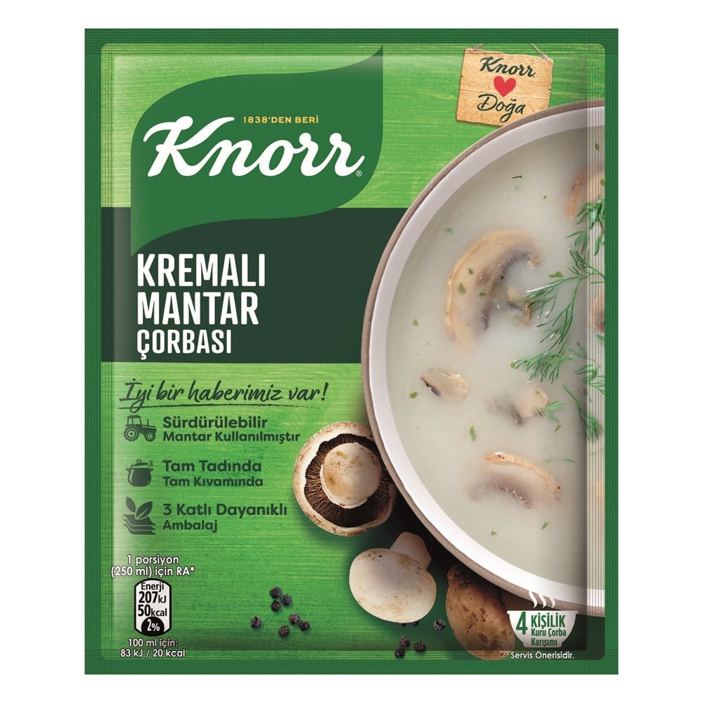 KNORR H.ÇORBA KREMALI MANTAR 62GR