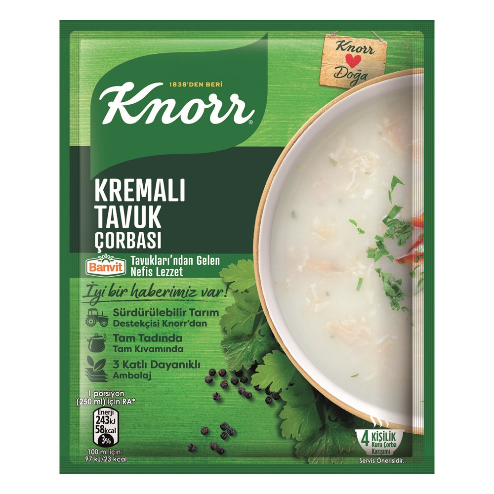 KNORR H.ÇORBA KREMALI TAVUK 65GR