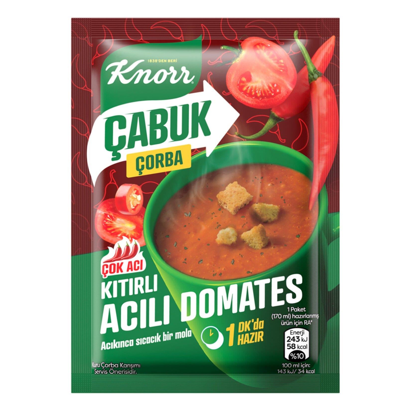 KNORR Ç.ÇORBA KIT.ACI.DOMATES 22GR