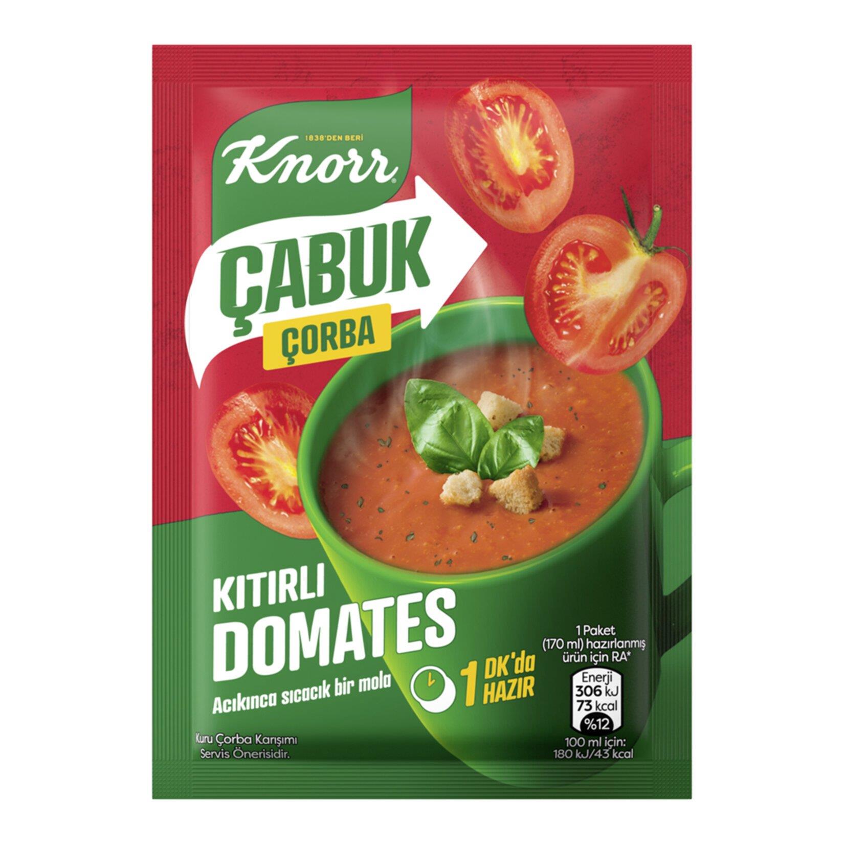 KNORR Ç.ÇORBA KITIR.DOMATES 22GR