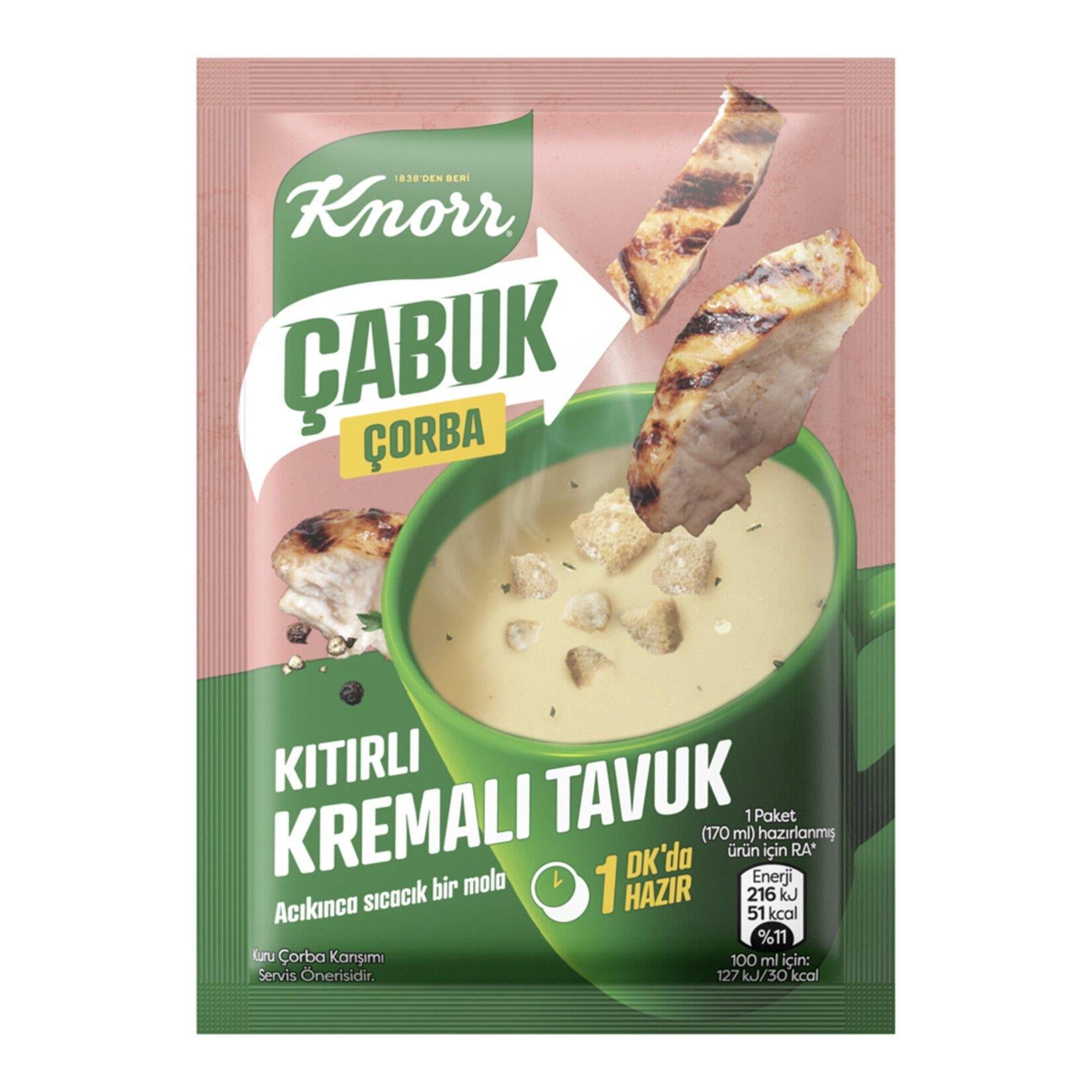 KNORR Ç.ÇORBA KITIR.KREMA.TAVUK 18GR.
