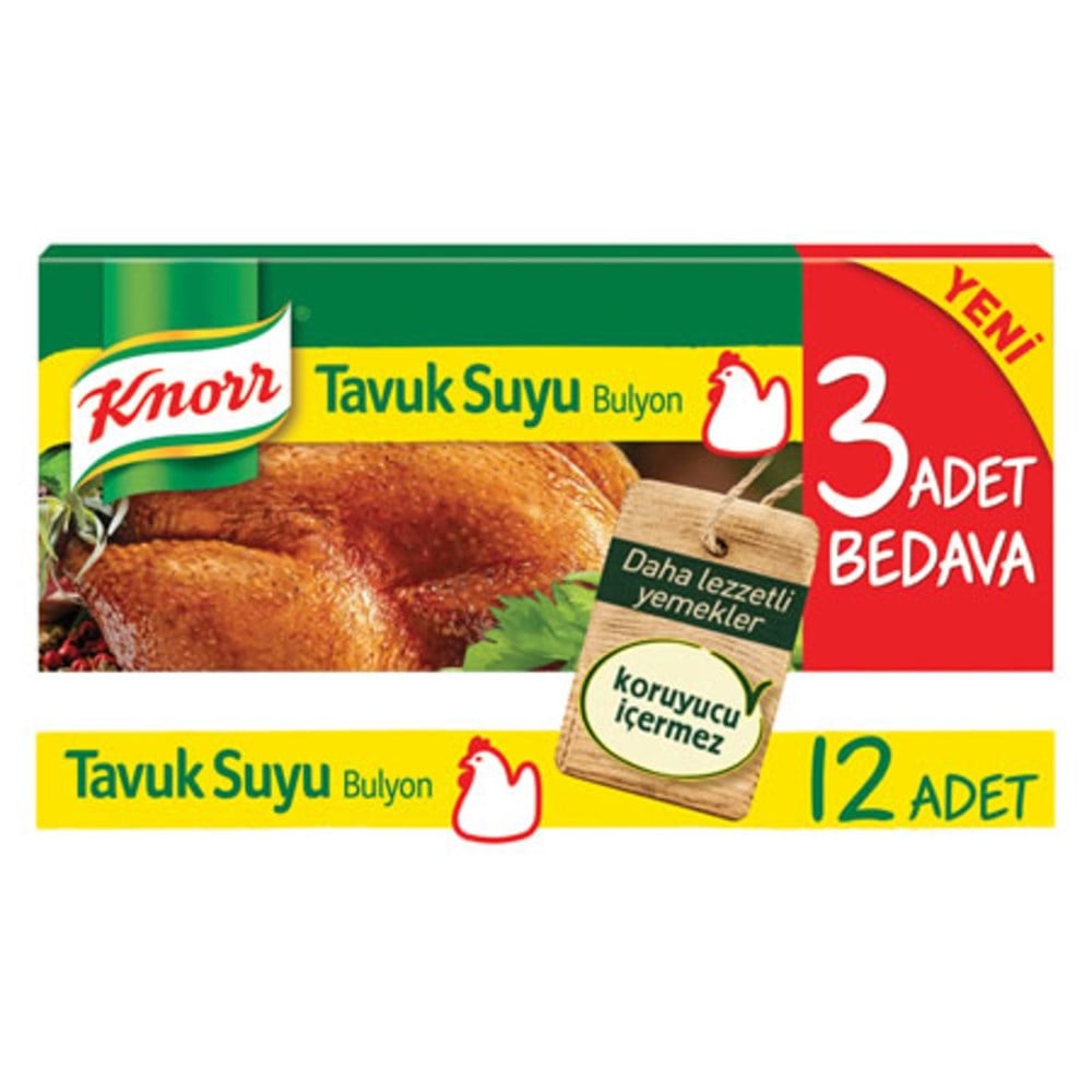 KNORR TAVUK SUYU 12 TABLET 120 GR