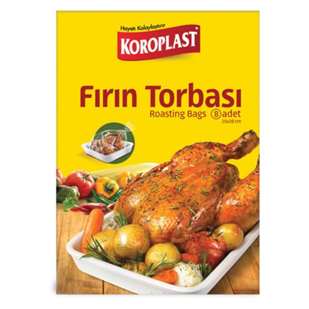 KOROPLAST FIRIN TORBASI TAVUK 8Lİ
