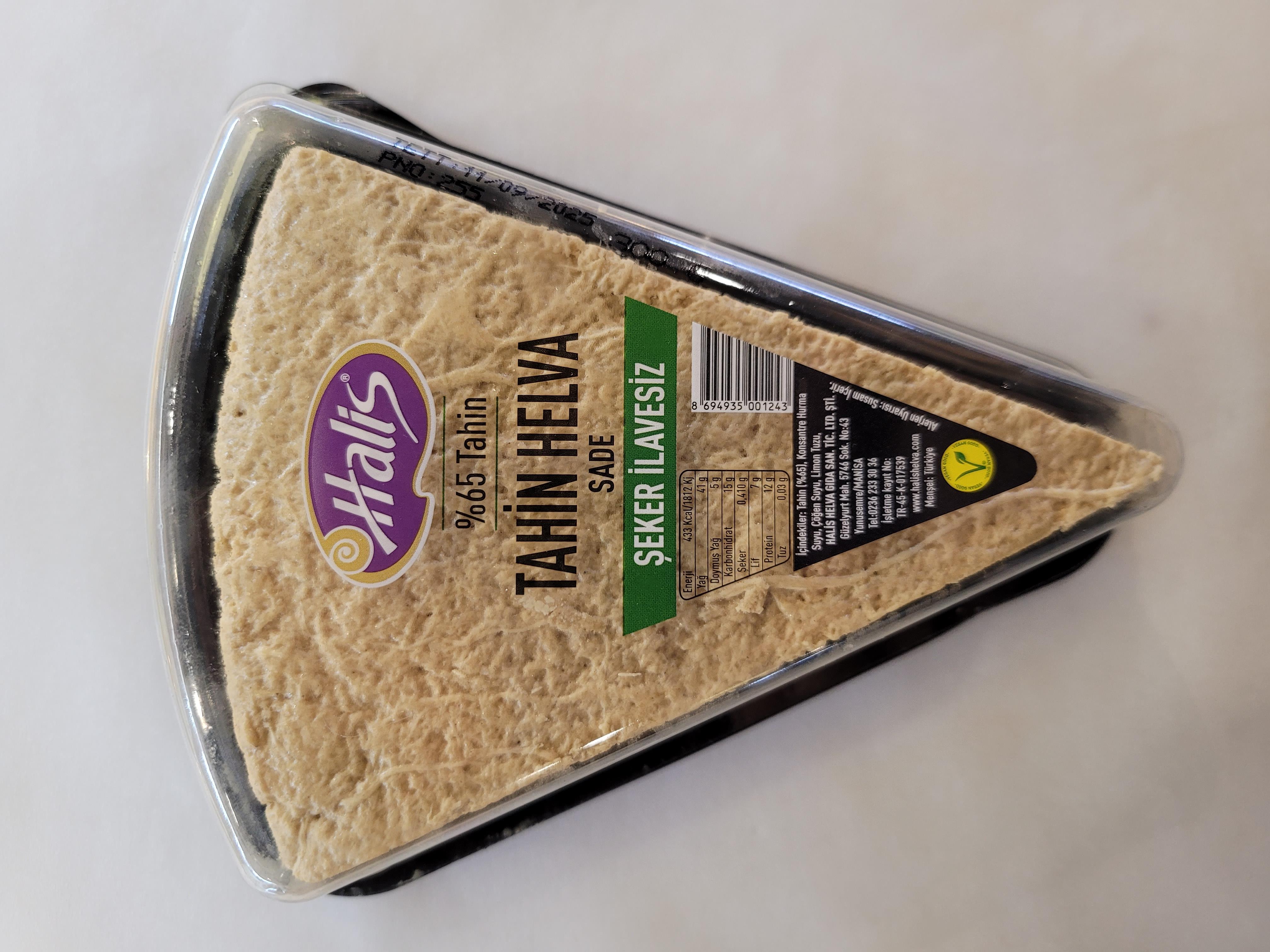 HALİS ŞEKERSİZ SADE HELVA 300GR