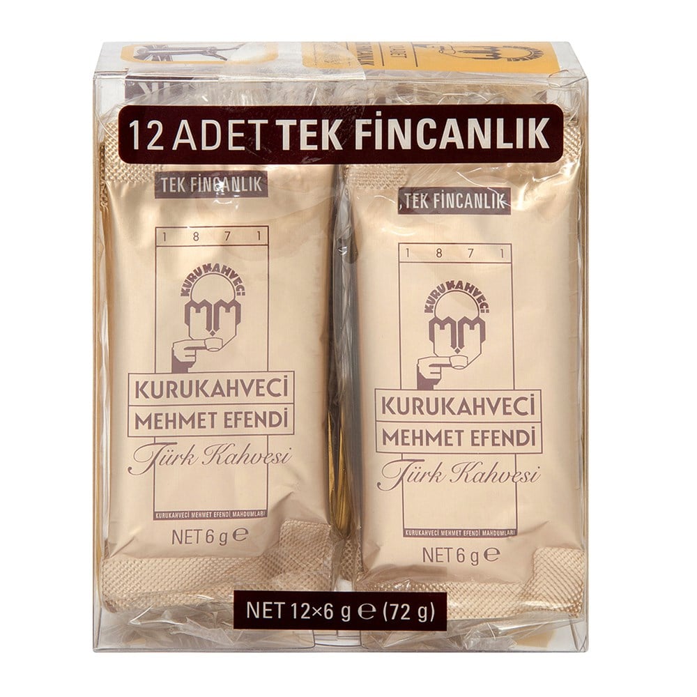 M.EFENDI KAHVE 6x12 Lİ TEK İÇİM