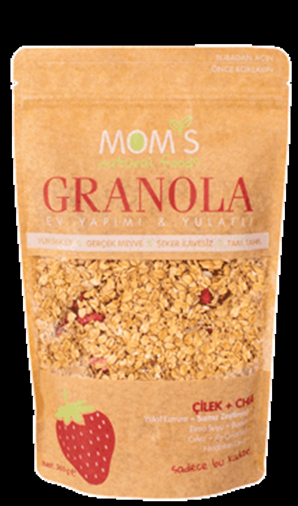 MOMS GRANOLA ÇİLEK-CHİA 360GR                
