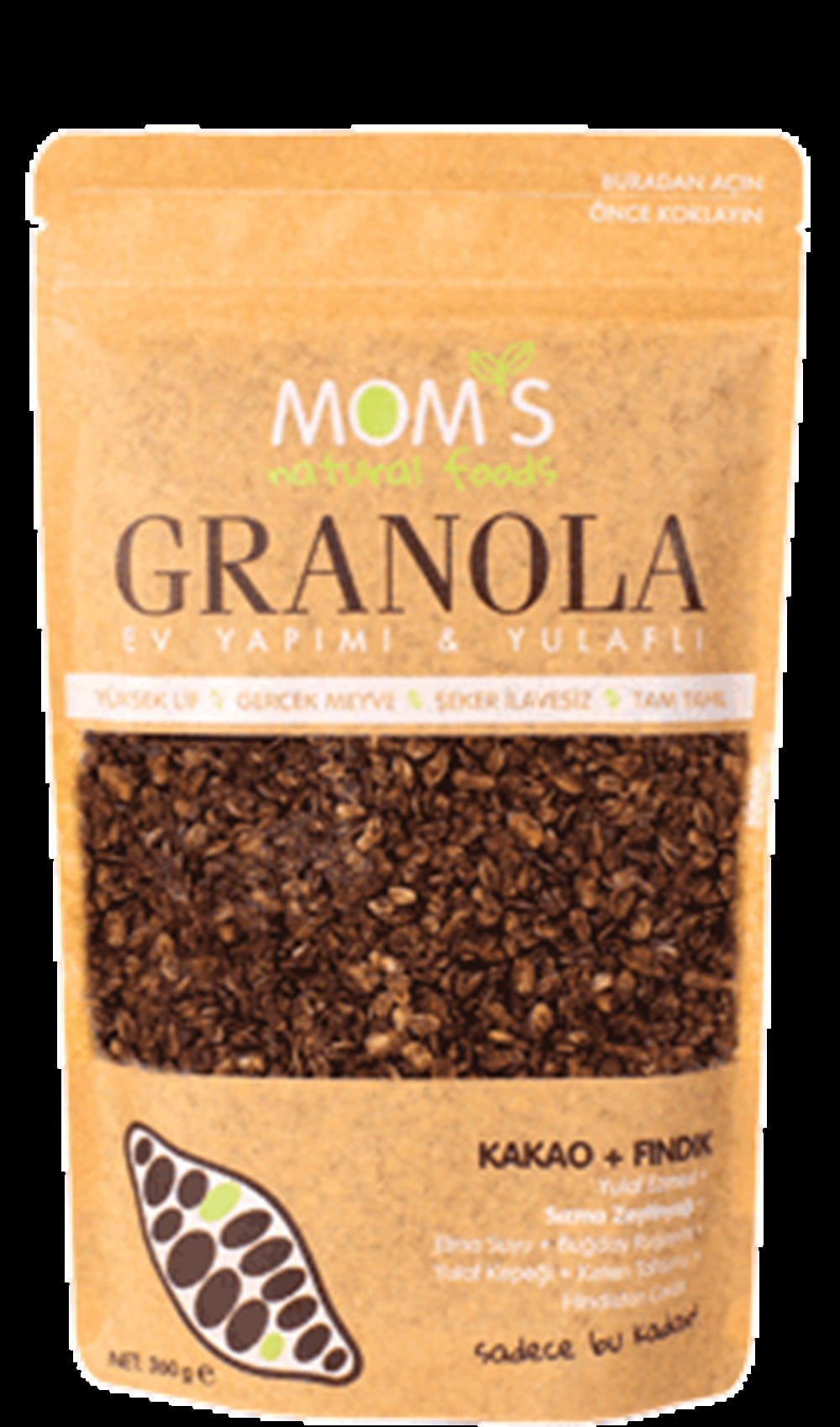 MOMS GRANOLA KAKAO-FINDIK 360GR                