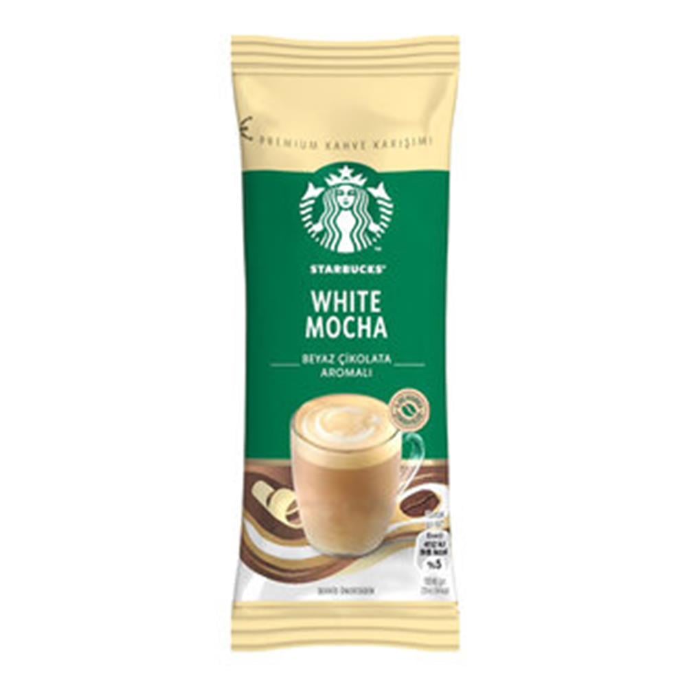 STARBUCKS MOCHA BEYAZ ÇİKL.TOZ KAHVE 22GR