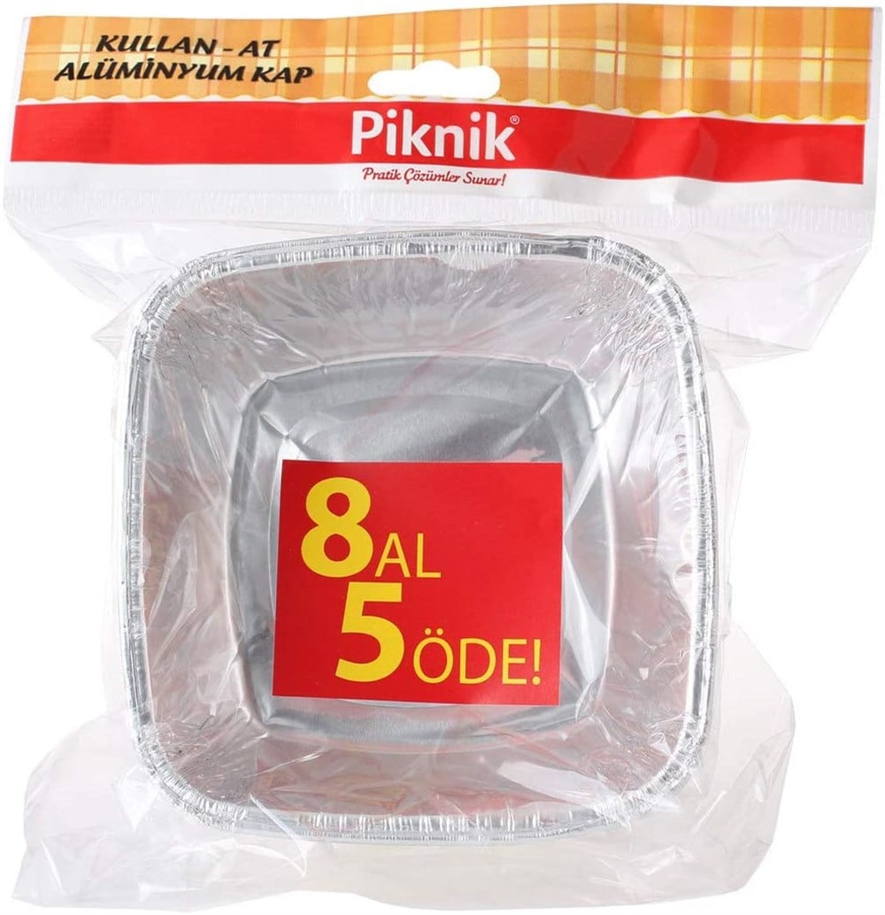 PİKNİK ALUM.KAP KÜÇÜK 5 ADET