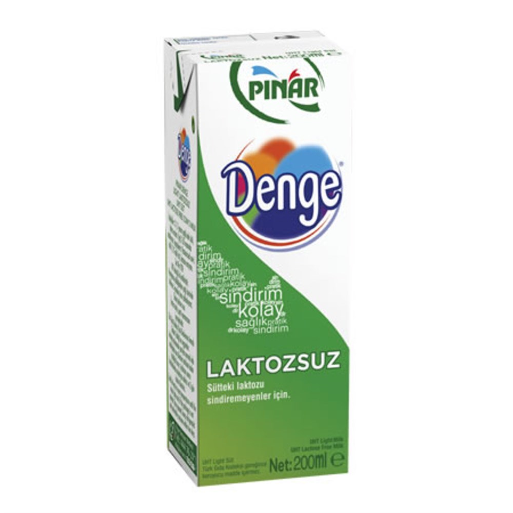 PINAR DENGE LAKTOZSUZ SUT 200ML    